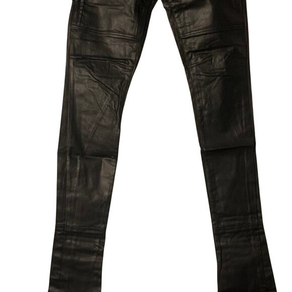 Si Tu Veux Superstack Black Wax Mens Jeans Size 32 - Picture 1 of 12